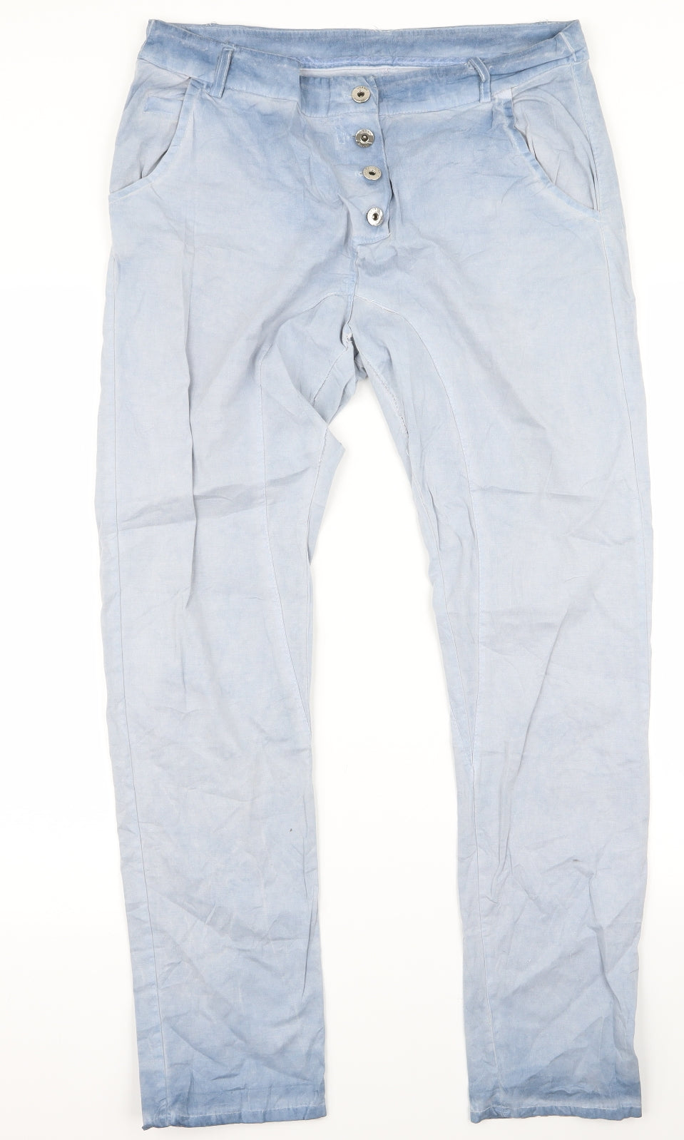 Womens UK Size 34 Preworn Regular Fit Skinny Blue Jeans