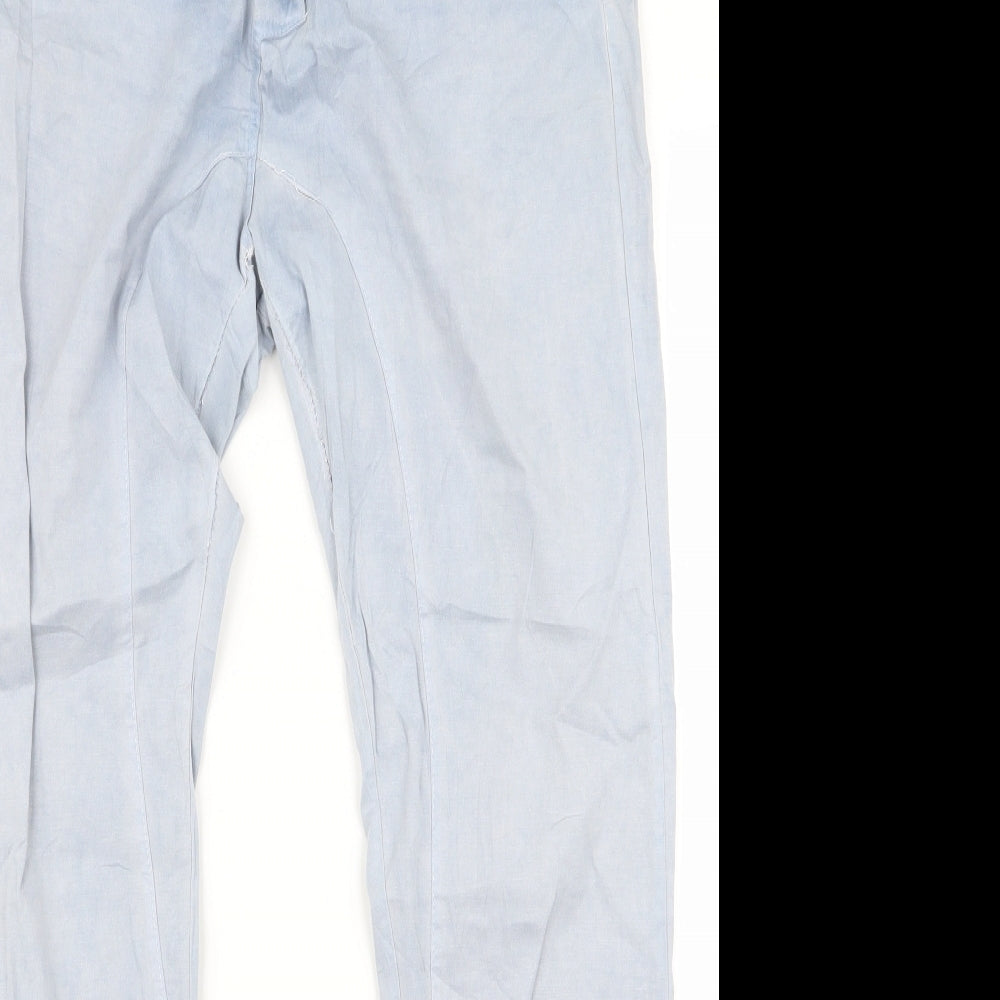 Womens UK Size 34 Preworn Regular Fit Skinny Blue Jeans
