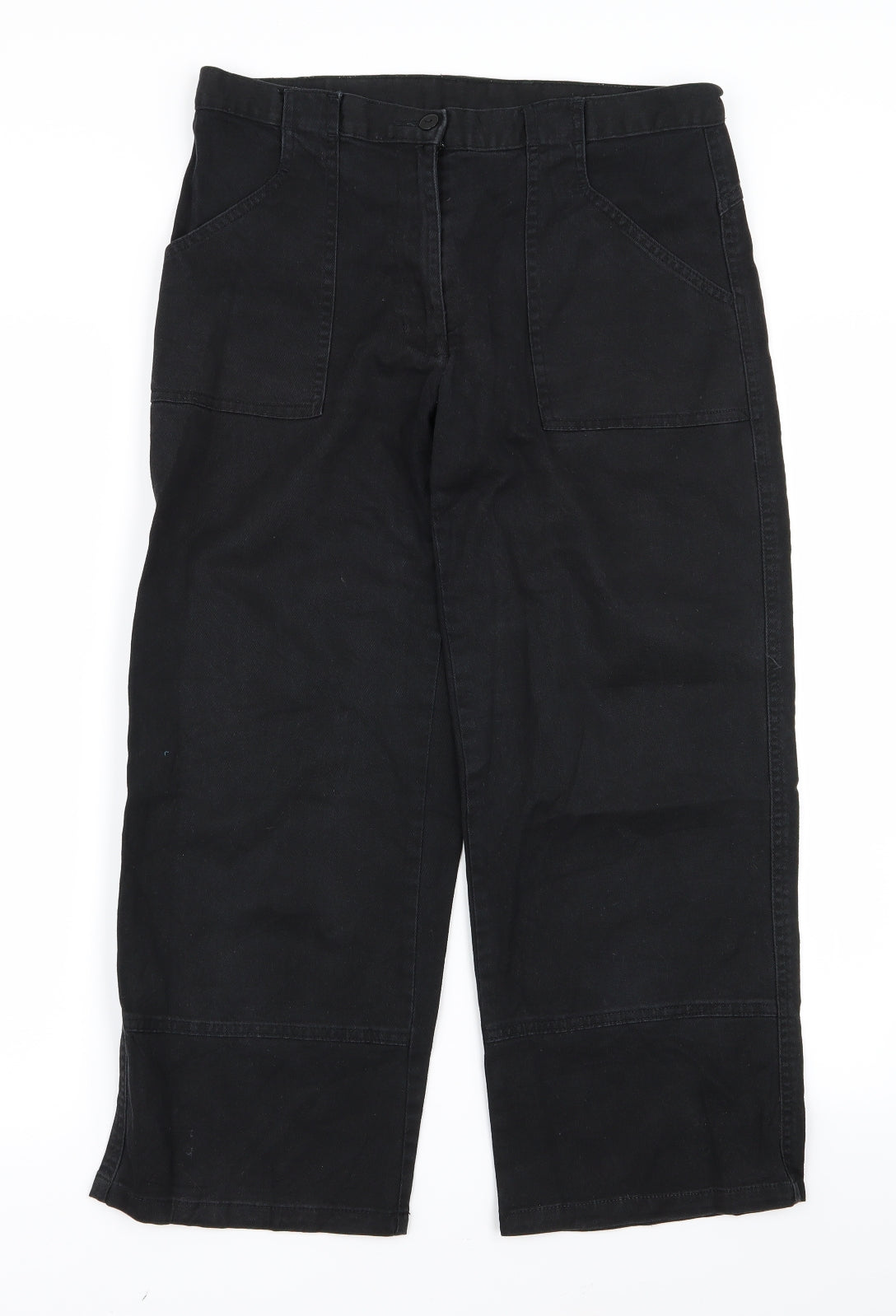 myself Womens Black   Trousers  Size 30 L24 in
