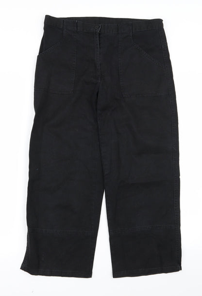 myself Womens Black   Trousers  Size 30 L24 in