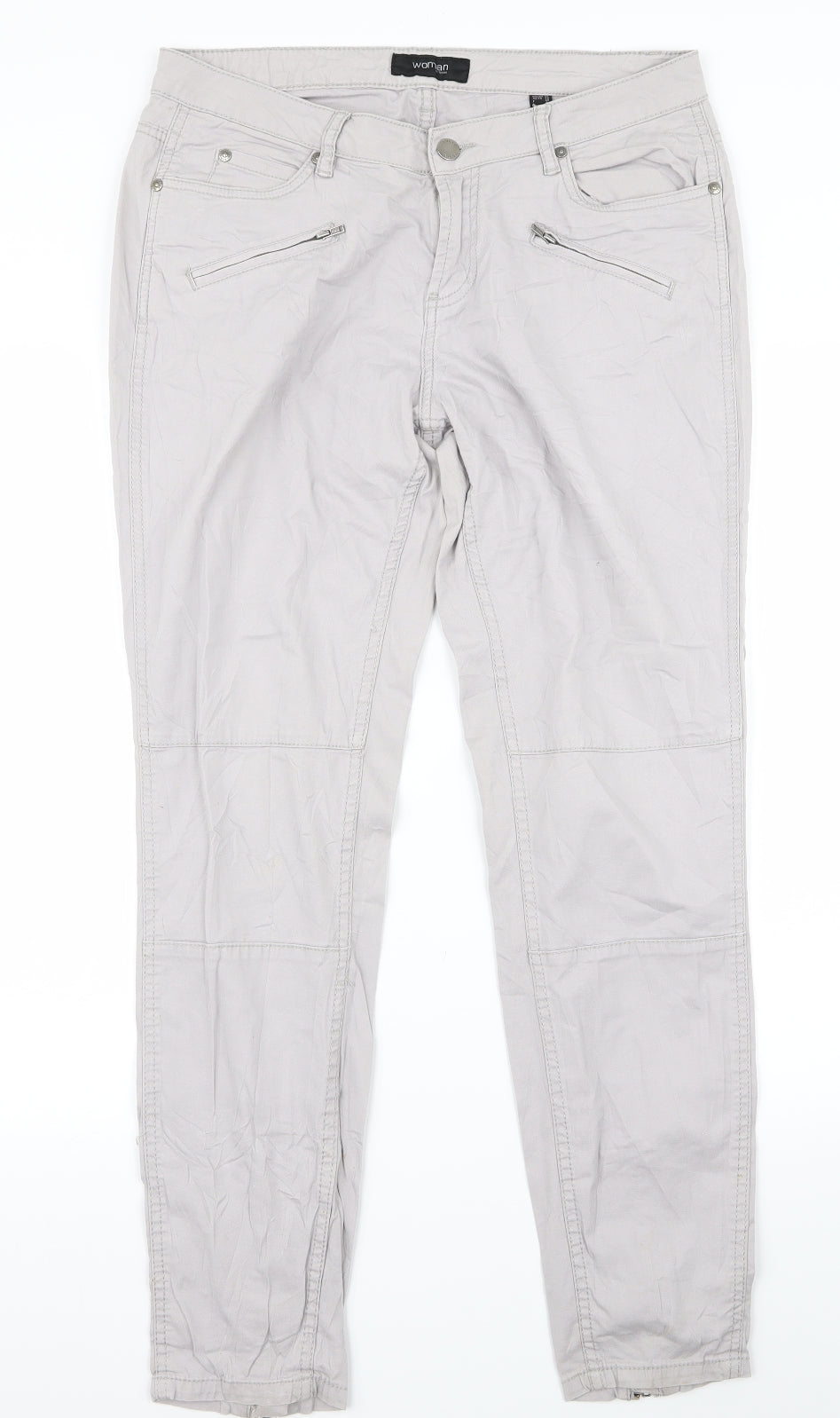 woman Womens Grey   Skinny Jeans Size 30 L25 in