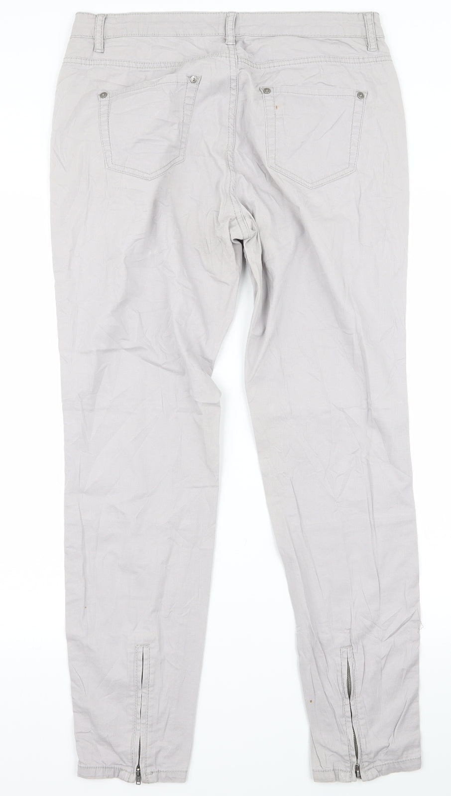 woman Womens Grey   Skinny Jeans Size 30 L25 in