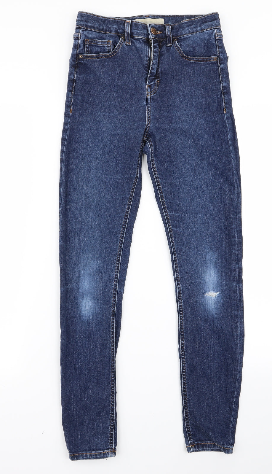 Womens UK Size 28 Preworn Regular Fit Snow Pants Blue Trousers