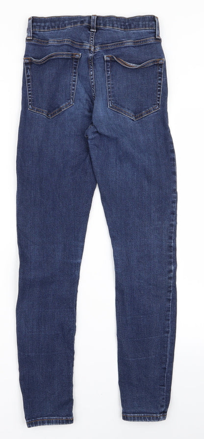 Womens UK Size 28 Preworn Regular Fit Snow Pants Blue Trousers