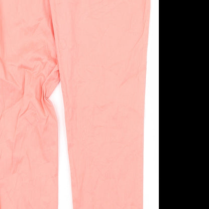 F&F Womens Pink   Snow Pants Trousers Size 14 L24 in