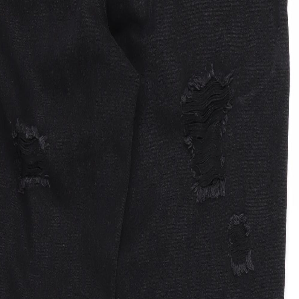 misguided Womens Black   Skinny Jeans Size 8 L26 in