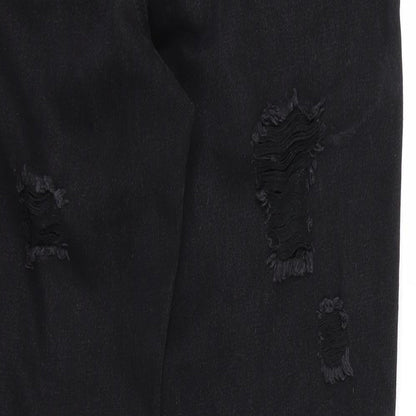 misguided Womens Black   Skinny Jeans Size 8 L26 in