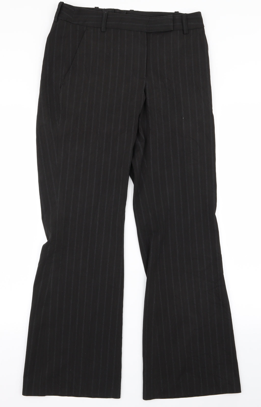 Womens UK Size 12 H&M Regular Fit  Black Trousers