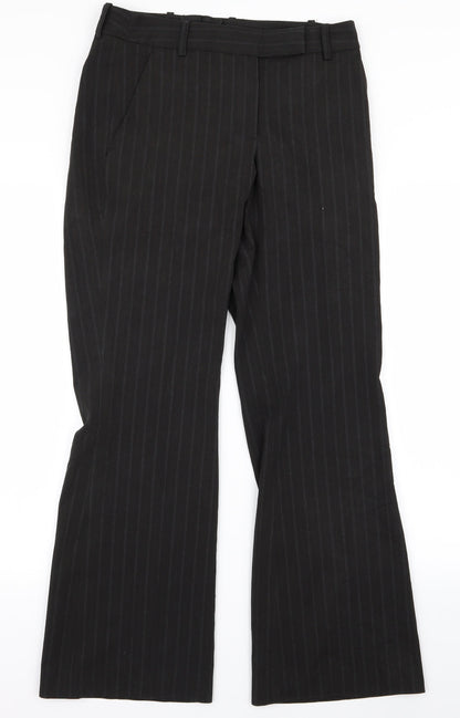 Womens UK Size 12 H&M Regular Fit  Black Trousers
