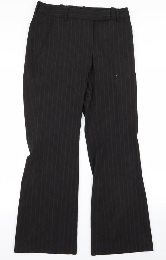 Womens UK Size 12 H&M Regular Fit  Black Trousers