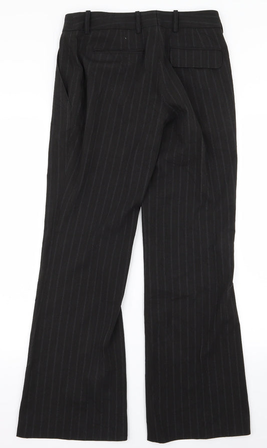 Womens UK Size 12 H&M Regular Fit  Black Trousers
