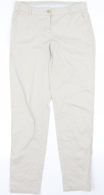Womens UK Size 38 blue motion Regular Fit  Beige Trousers