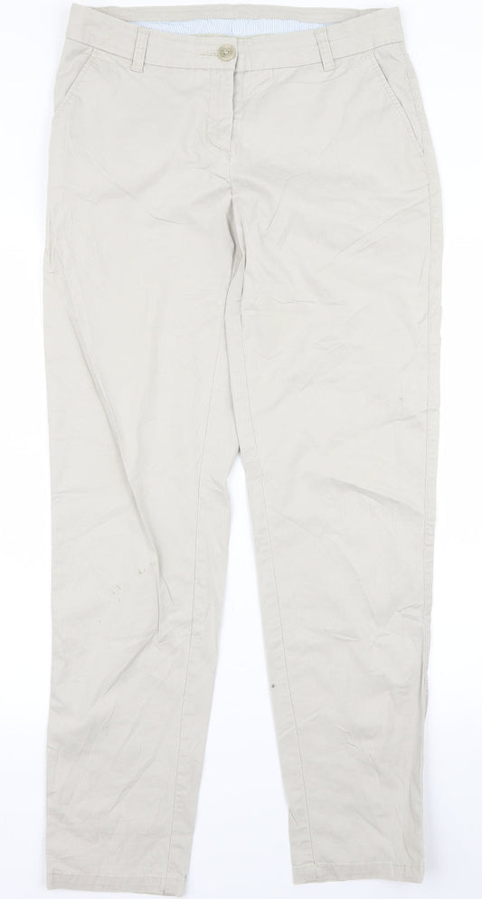 Womens UK Size 38 blue motion Regular Fit  Beige Trousers