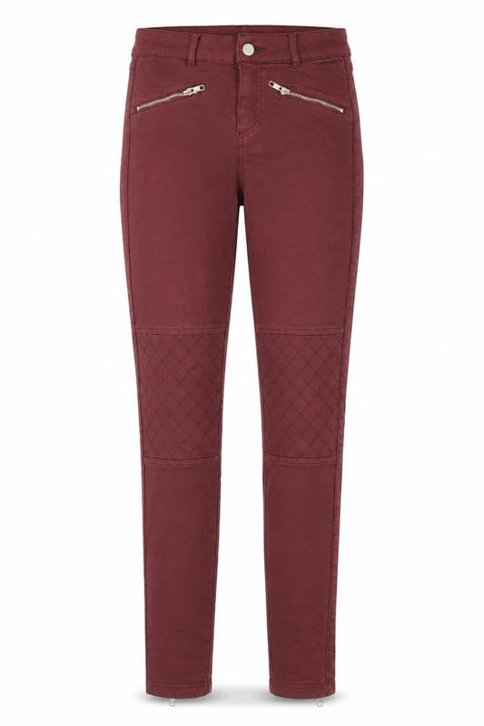 Womens UK Size 8 Topshop Regular Fit  Red Trousers