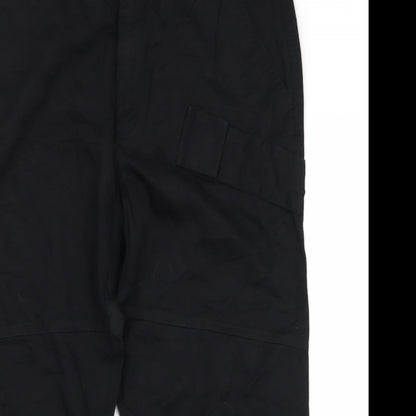 Womens UK Size 34 Preworn Regular Fit  Black Trousers