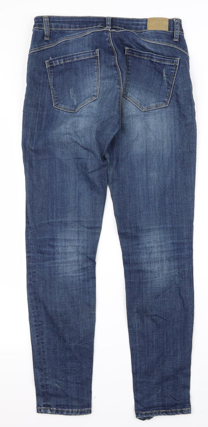 unisono Womens Blue   Mom Jeans Size M L28 in