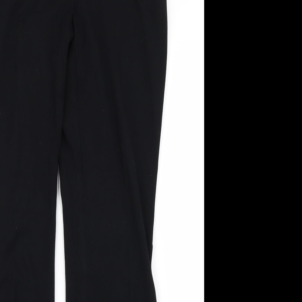 m&s Womens Black   Trousers  Size 10 L25 in