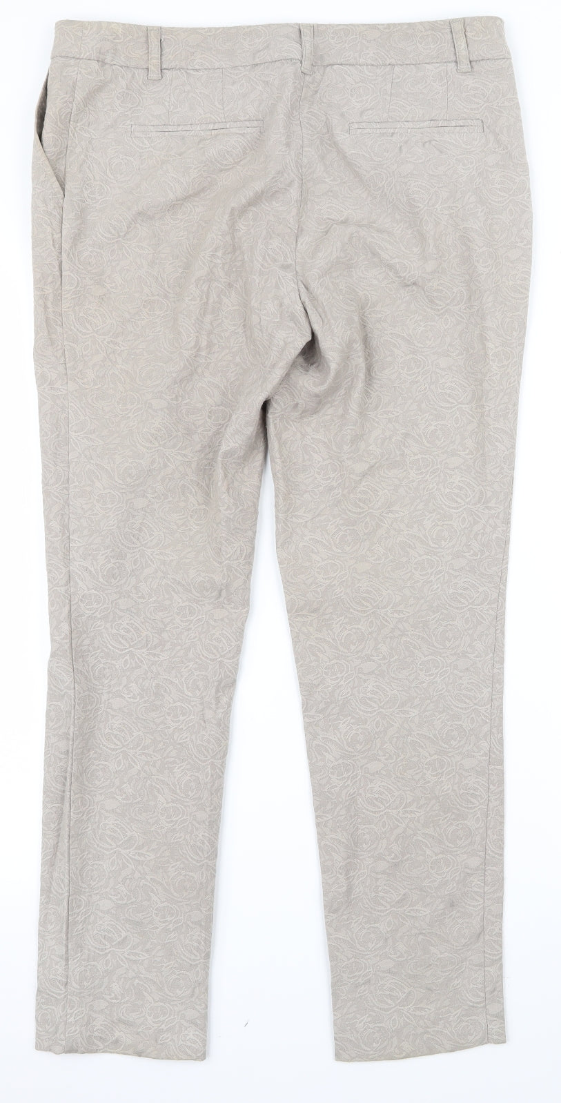 Womens UK Size 10 NEXT Regular Fit  Beige Trousers