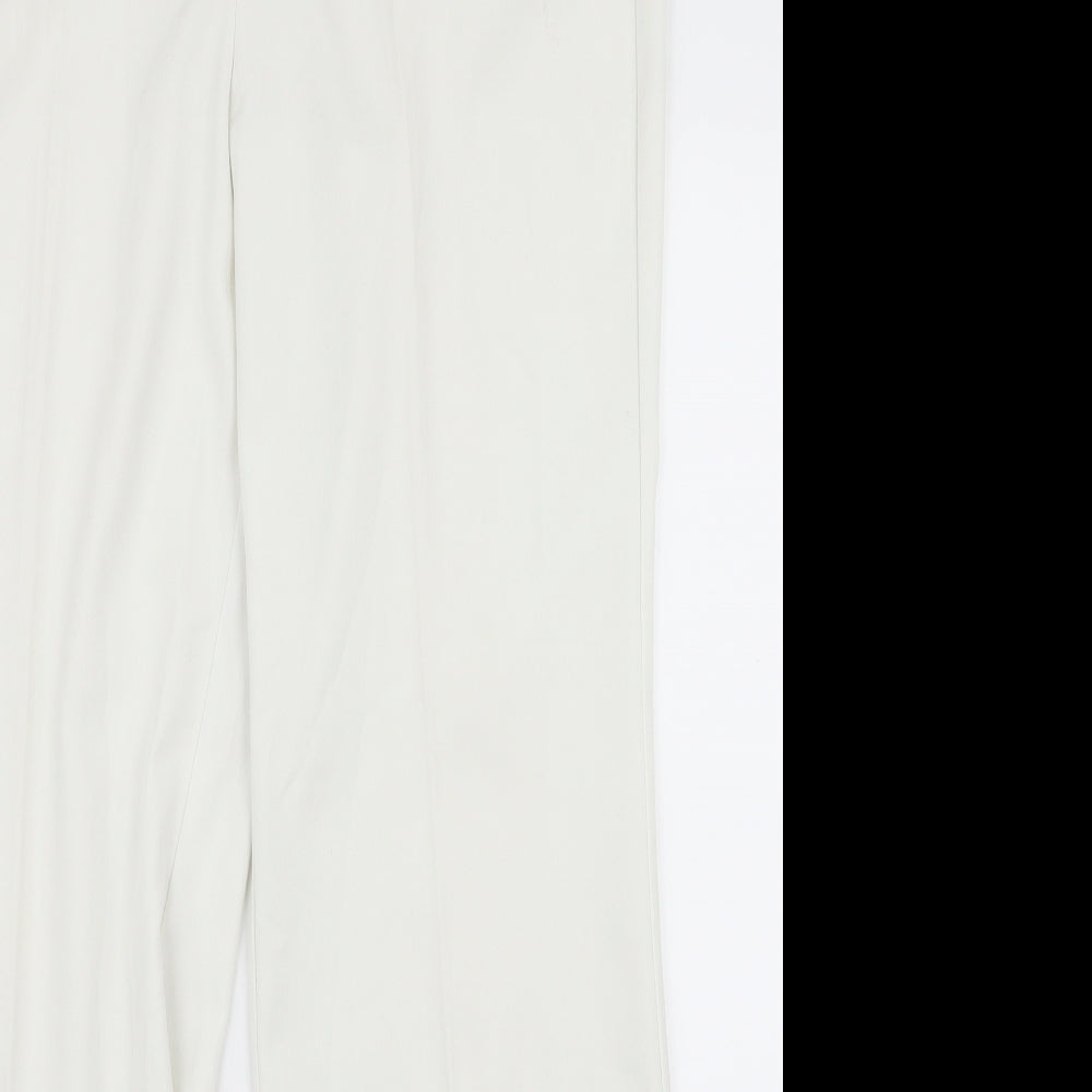 elam Womens White   Trousers  Size 14 L30 in