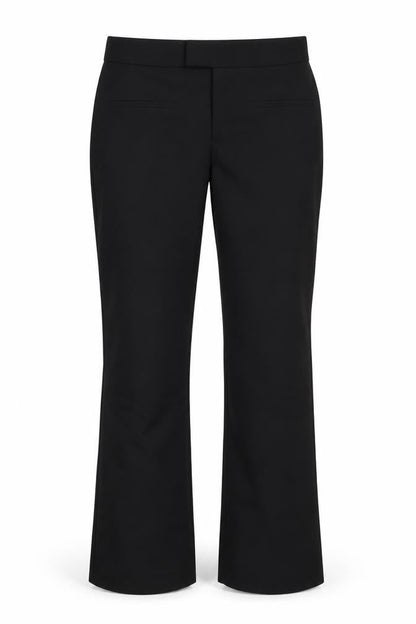 Womens UK Size 34 Mango Regular Fit  Black Trousers