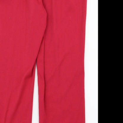 Womens UK Size 10 anna rose Regular Fit  Pink Trousers