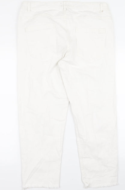 up 2 fashion Womens White   Bootcut Jeans Size 34 L25 in