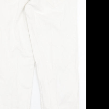 up 2 fashion Womens White   Bootcut Jeans Size 34 L25 in