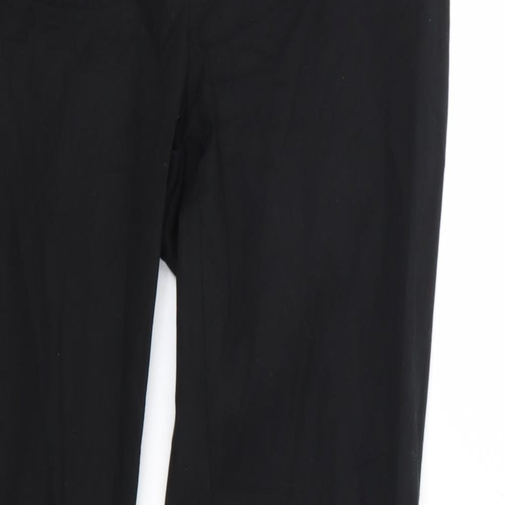 Womens UK Size 28 Zara Regular Fit  Black Trousers