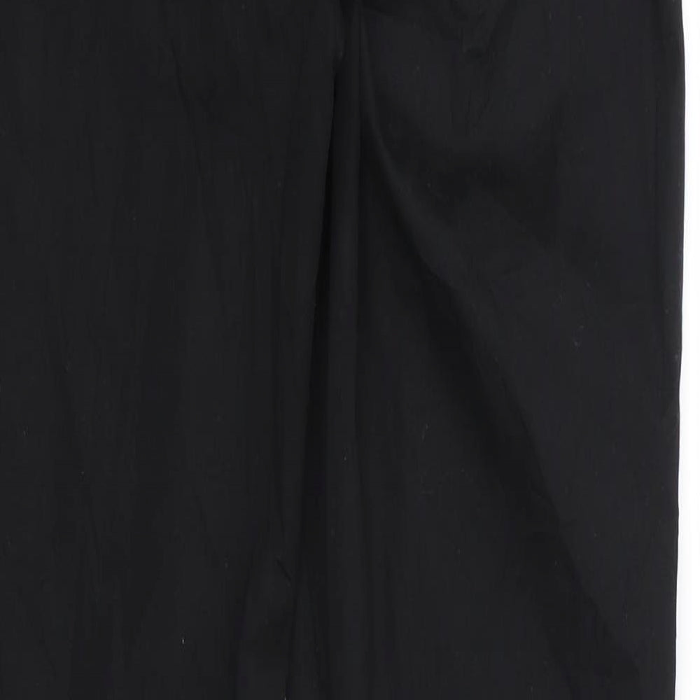 Womens UK Size 28 Zara Regular Fit  Black Trousers