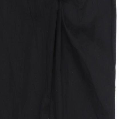 Womens UK Size 28 Zara Regular Fit  Black Trousers
