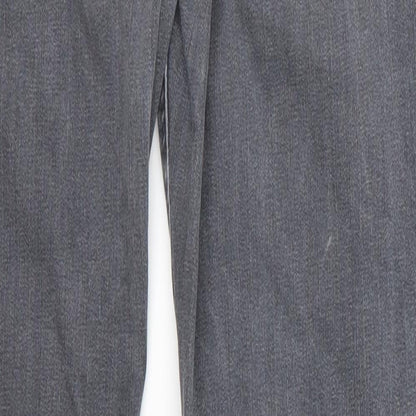 preunna Womens Grey  Rayon Skinny Jeans Size 14 L32 in - v