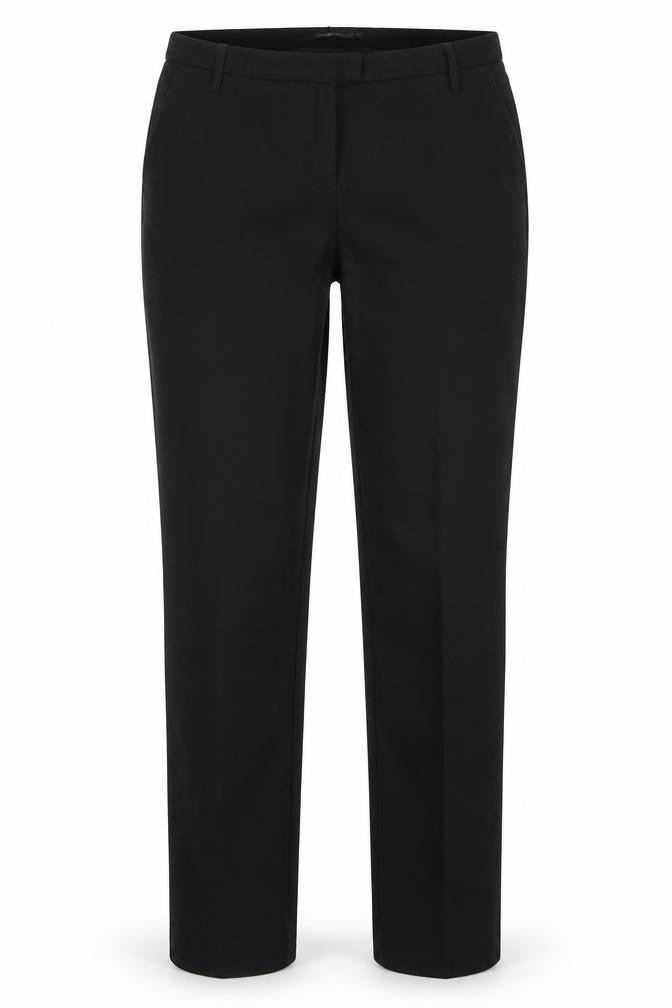 Womens UK Size 32 Preworn Regular Fit  Black Trousers