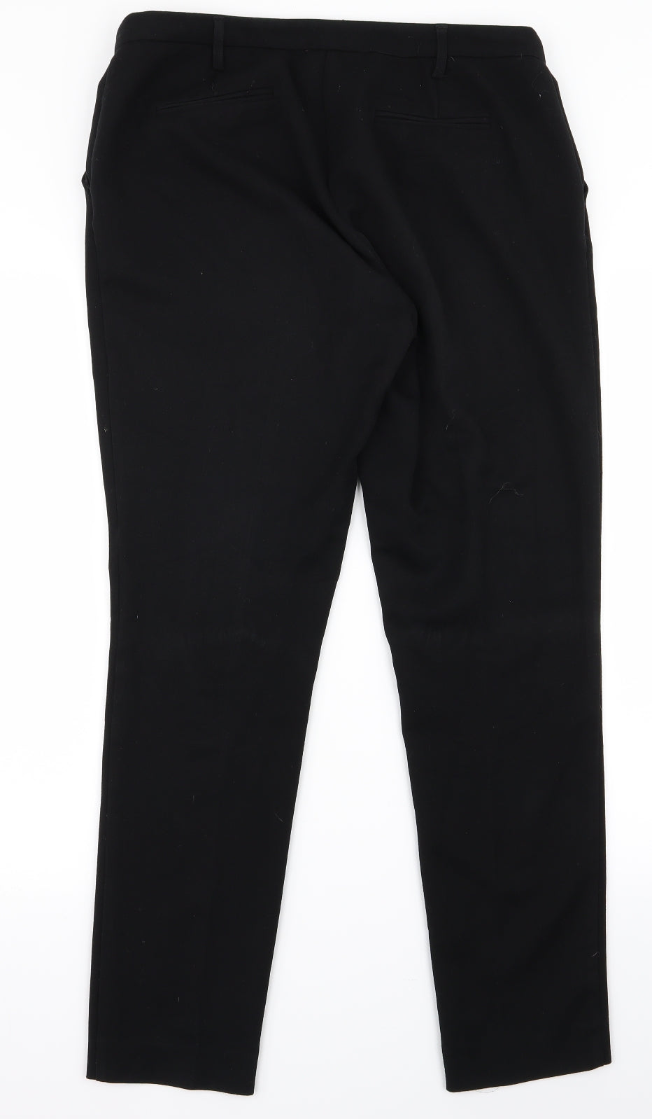 Womens UK Size 32 Preworn Regular Fit  Black Trousers