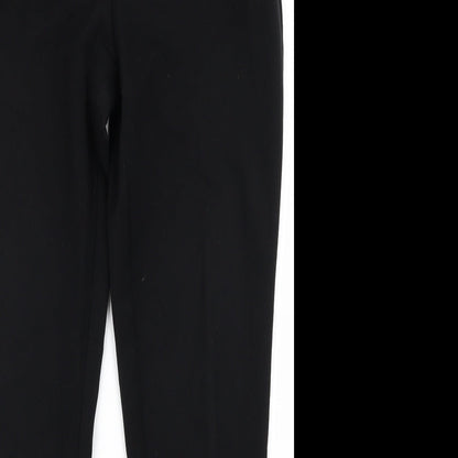 Womens UK Size 32 Preworn Regular Fit  Black Trousers