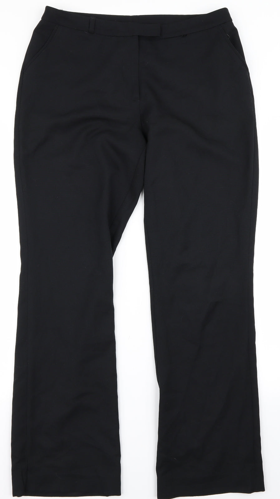 TU Womens Black   Trousers  Size 12 L30 in