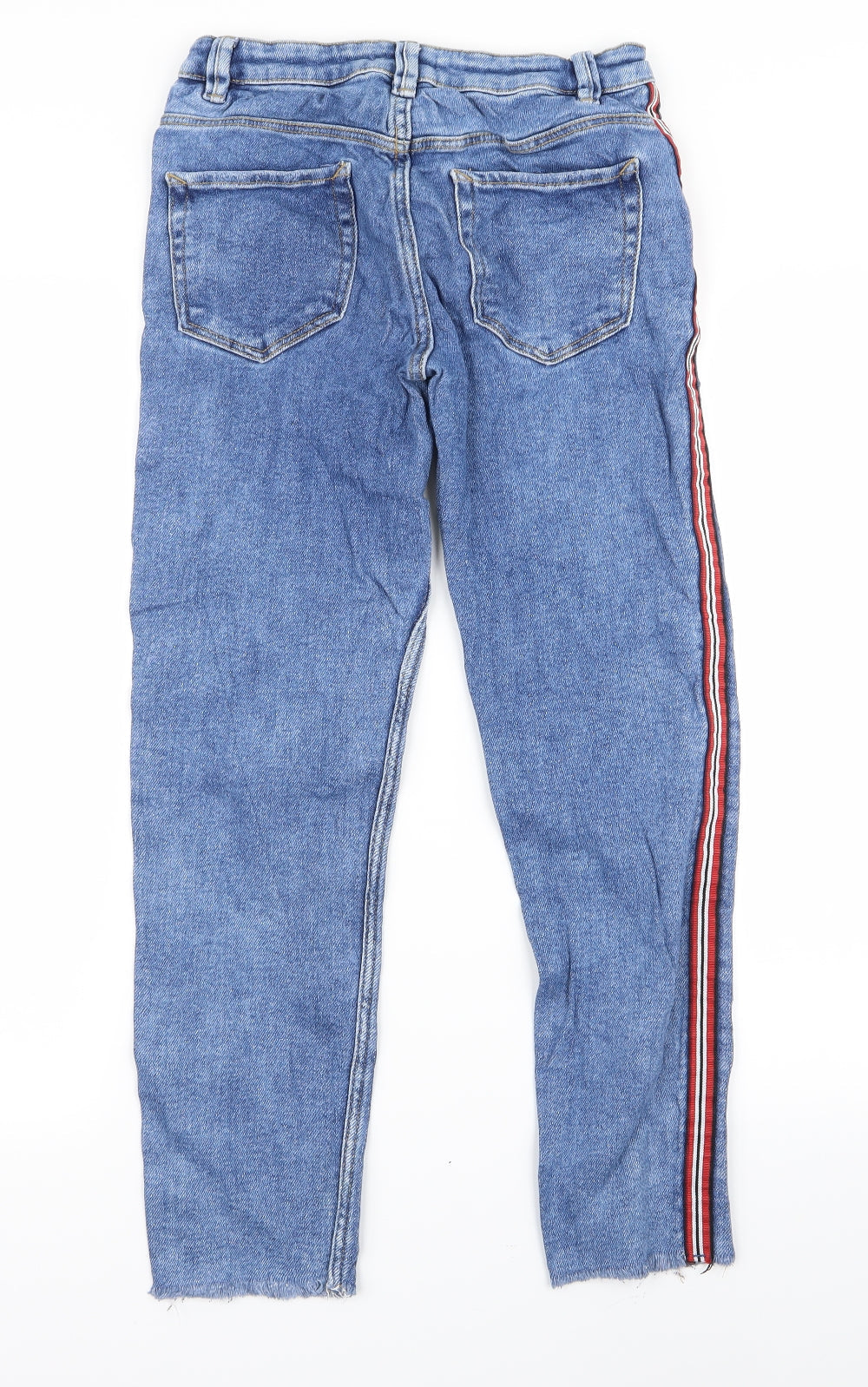 crop Womens Blue   Skinny Jeans Size 36 L24 in - v