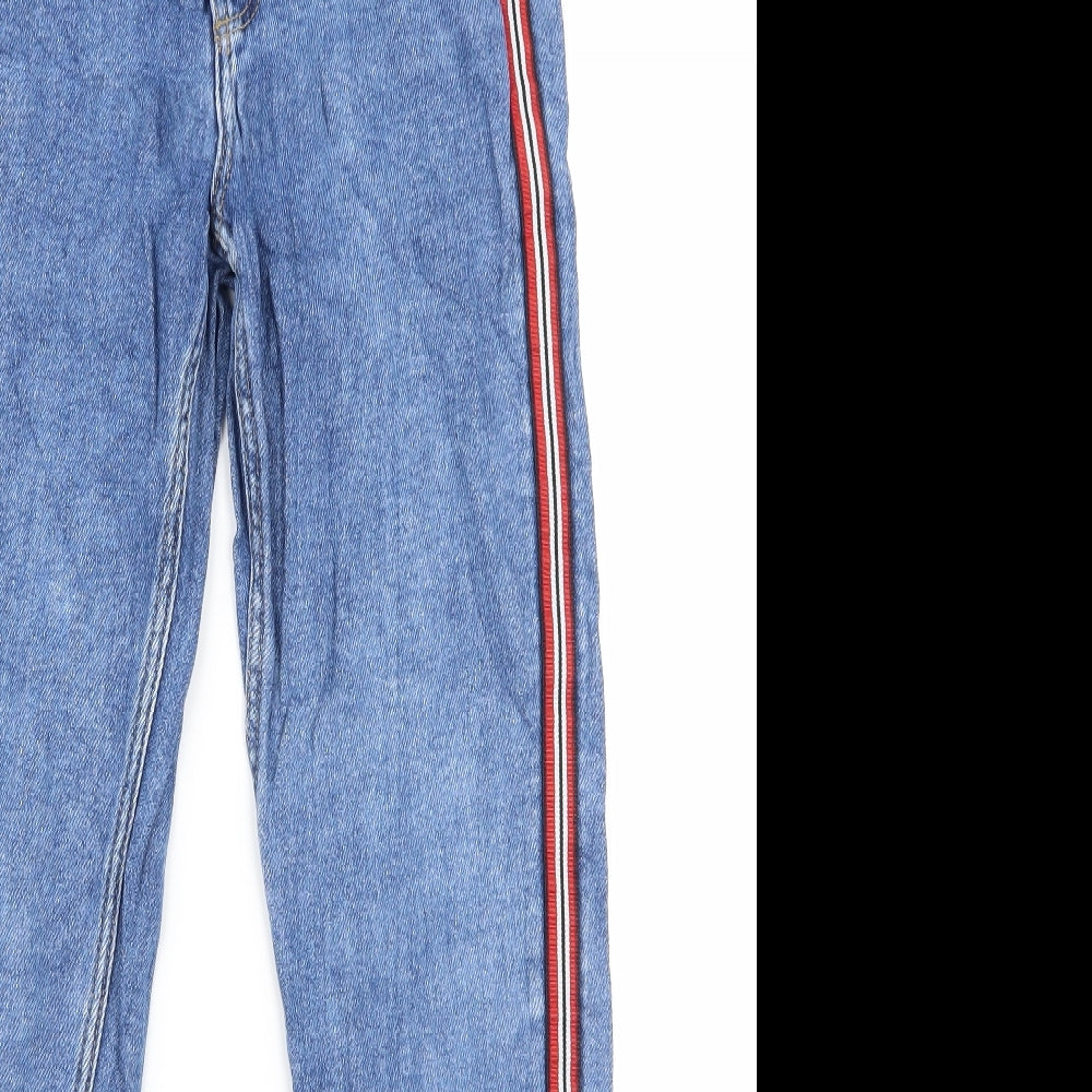 crop Womens Blue   Skinny Jeans Size 36 L24 in - v