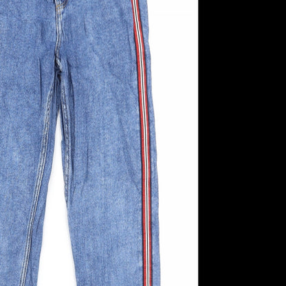 crop Womens Blue   Skinny Jeans Size 36 L24 in - v