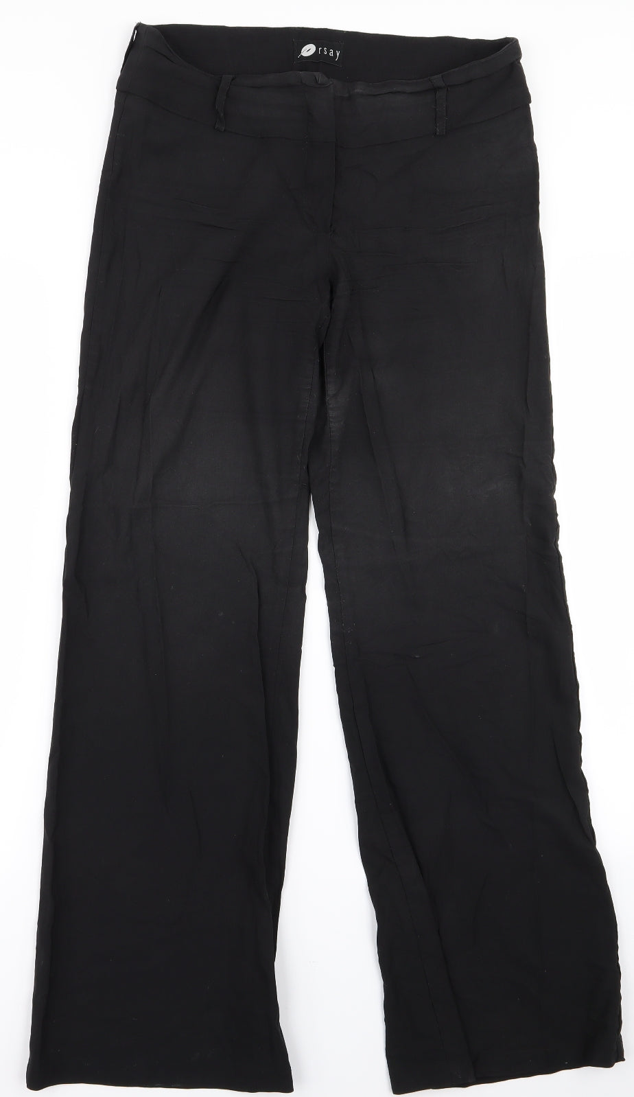 Womens UK Size 40 ORSAY Regular Fit  Black Trousers