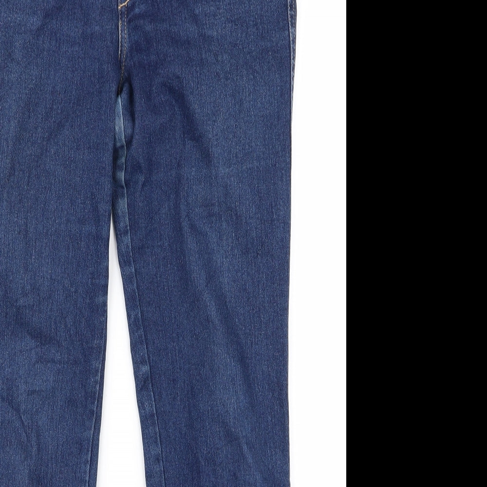 Womens UK Size 29 Preworn Regular Fit Bootcut Blue Jeans