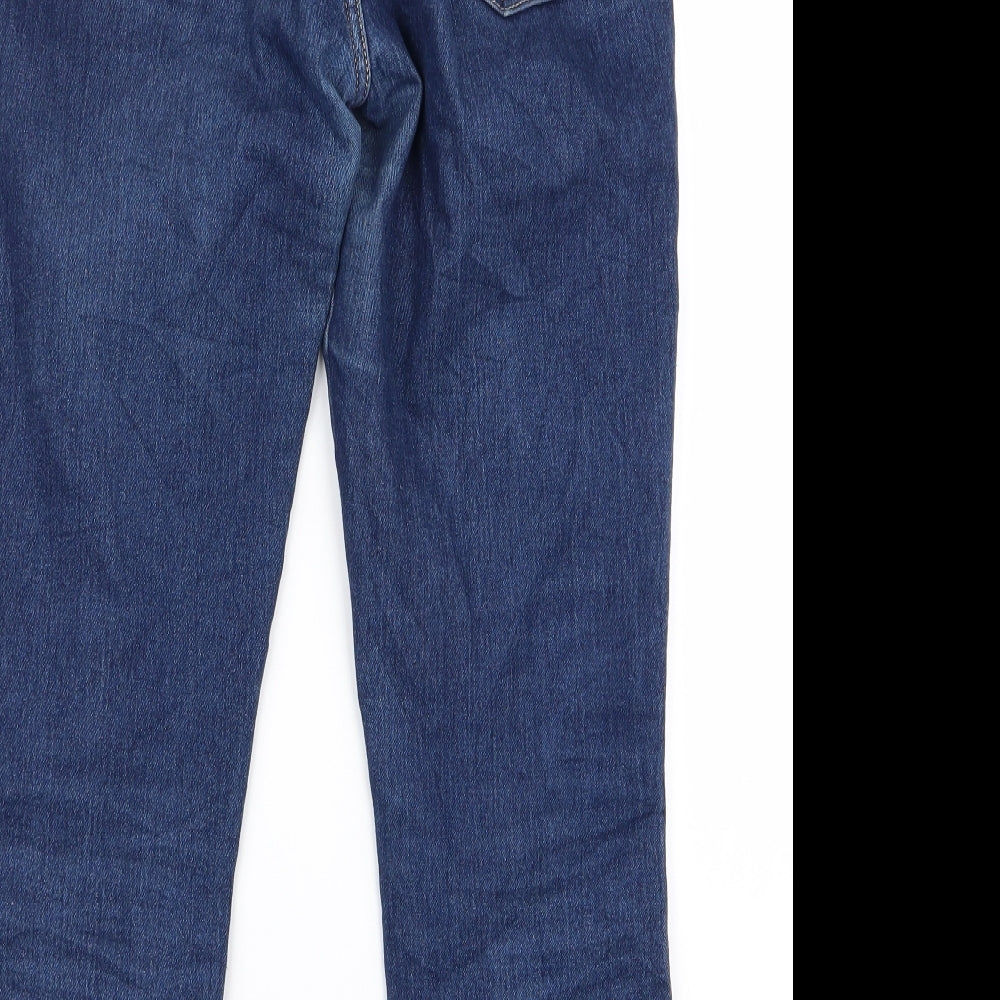 Womens UK Size 29 Preworn Regular Fit Bootcut Blue Jeans