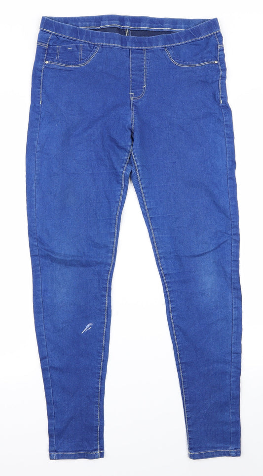 Primark Womens Blue   Skinny Jeans Size 10 L28 in