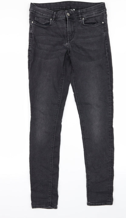 Womens UK Size 27 in Divided Regular Fit Skinny Grey Jeans