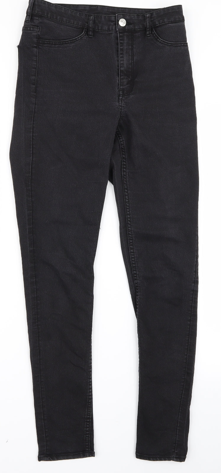 Womens UK Size 10 Divided Regular Fit Skinny Black Jeans