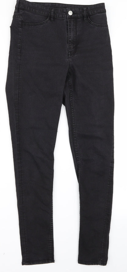 Womens UK Size 10 Divided Regular Fit Skinny Black Jeans