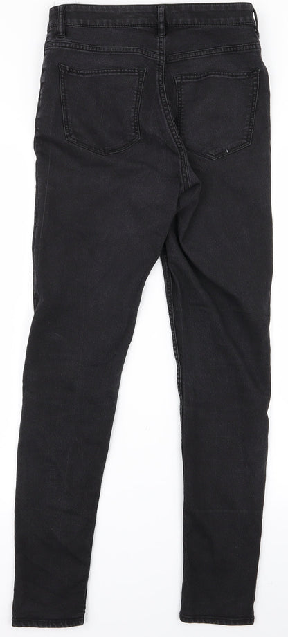 Womens UK Size 10 Divided Regular Fit Skinny Black Jeans