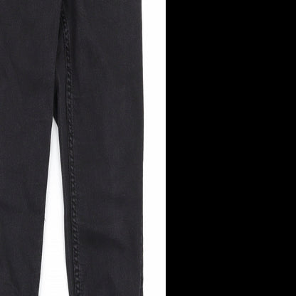 Womens UK Size 10 Divided Regular Fit Skinny Black Jeans