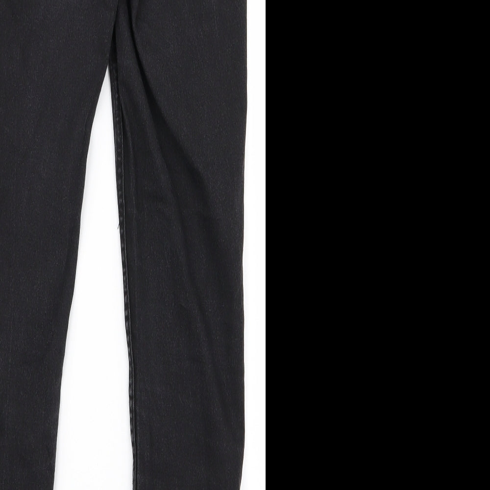 Womens UK Size 10 Divided Regular Fit Skinny Black Jeans
