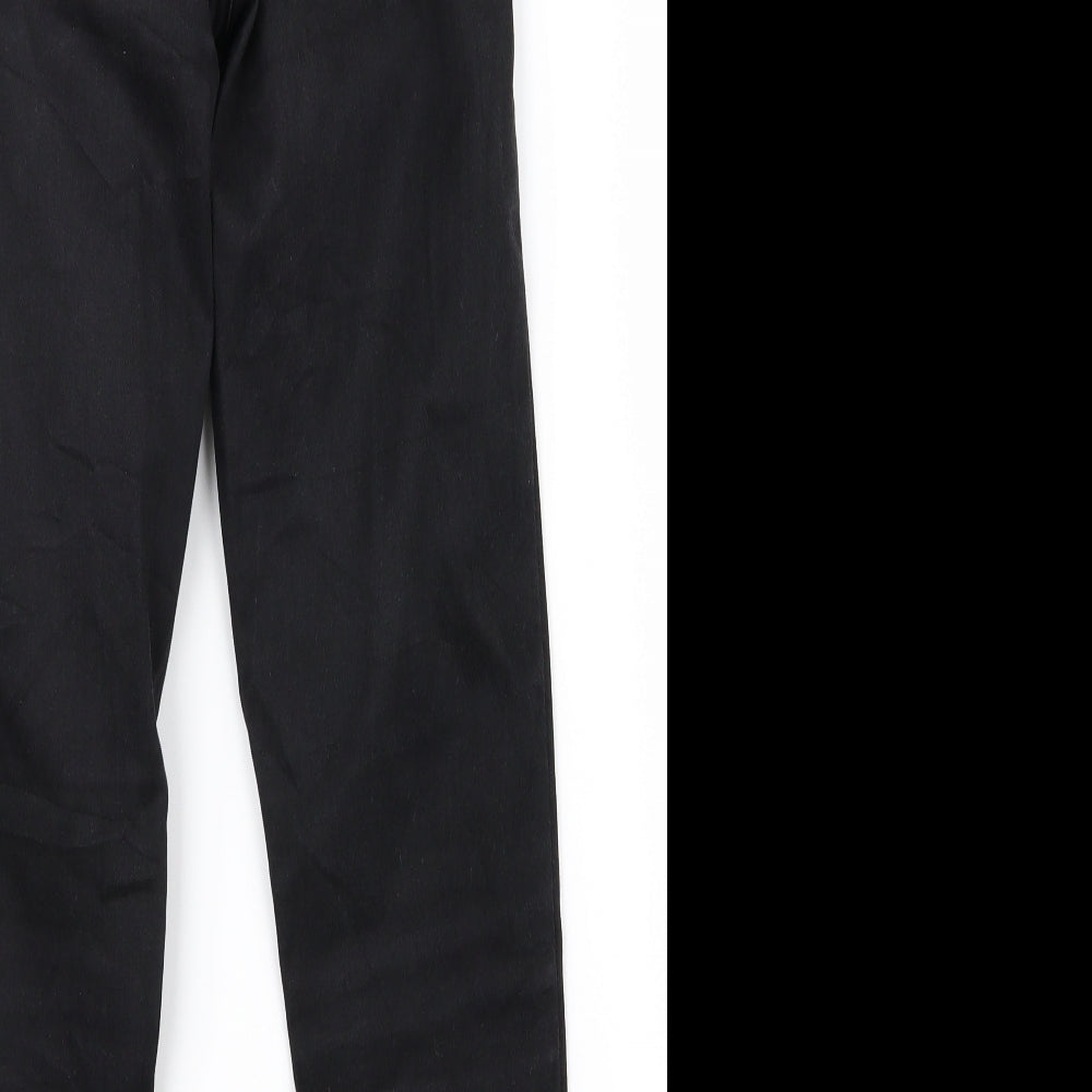 Womens UK Size 24 Preworn Regular Fit Skinny Black Jeans