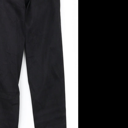 Womens UK Size 24 Preworn Regular Fit Skinny Black Jeans